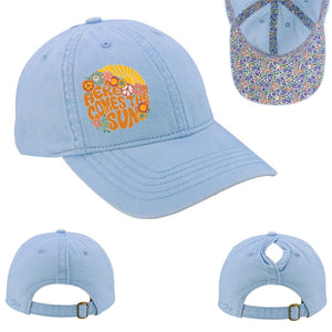 Here Comes The Sun Ponytail Cap